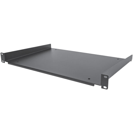 StarTech.com 1U Server Rack Cabinet Shelf - Fixed 12" Deep Cantilever Rackmount Tray for 19" Data/AV/Network Enclosure w/cage nuts, screws — SHELF-1U-12-FIXED-S