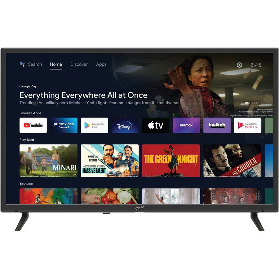 Supersonic SC-3250GTV 32" Smart LED-LCD TV - HDTV - Black — SC-3250GTV