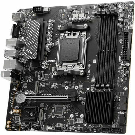 MSI B650M-P Gaming Desktop Motherboard - AMD B650 Chipset - Socket AM5 - Micro ATX — B650MP