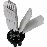 Eaton Tripp Lite Series Fiber Splice Dome Enclosure - 6 Splicing Trays, 144 Fiber Capacity, IP68 Rated — N600D-0144-6