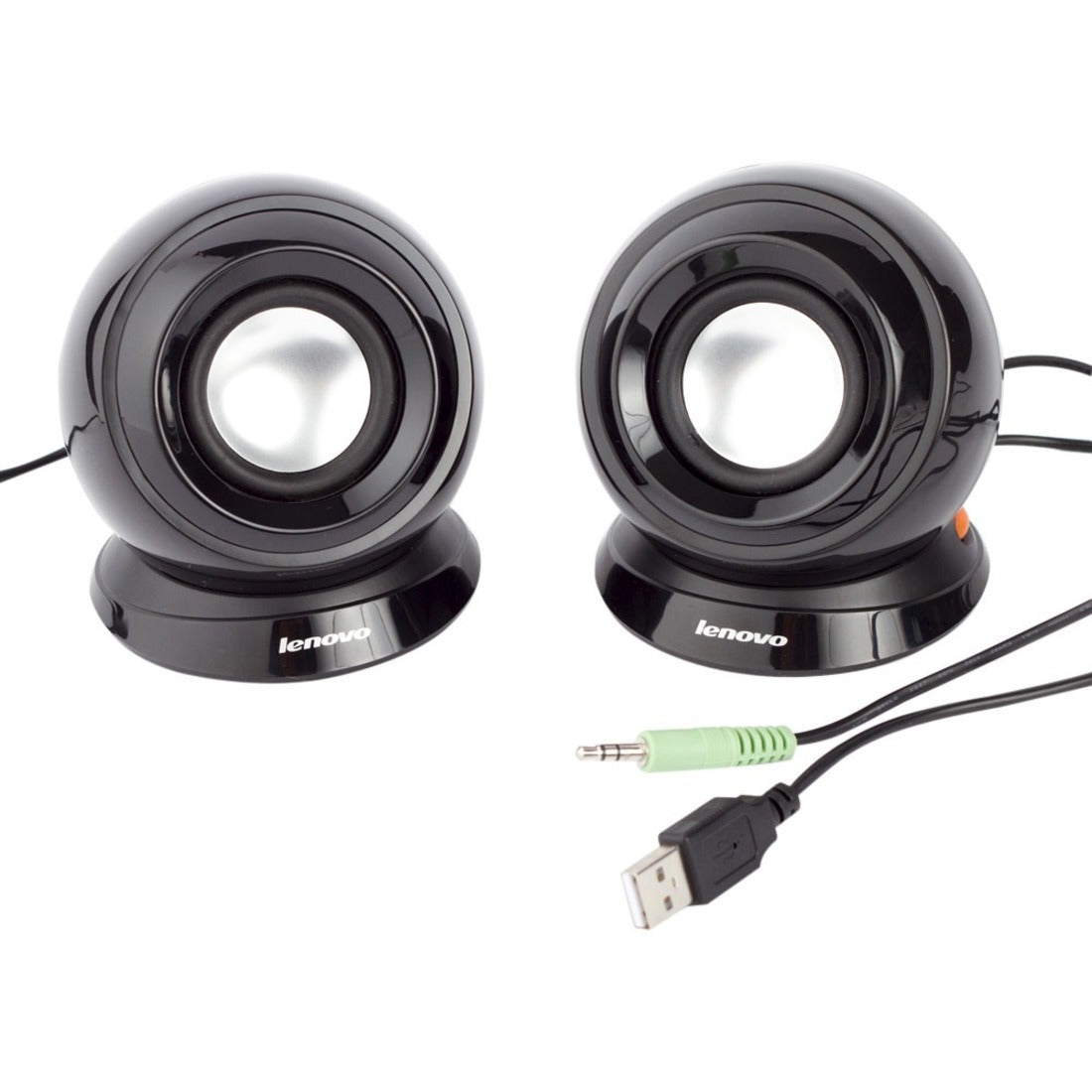 Lenovo M0520 2.0 Speaker System - 2 W RMS - Black — 888010120