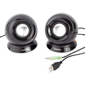 Lenovo M0520 2.0 Speaker System - 2 W RMS - Black — 888010120