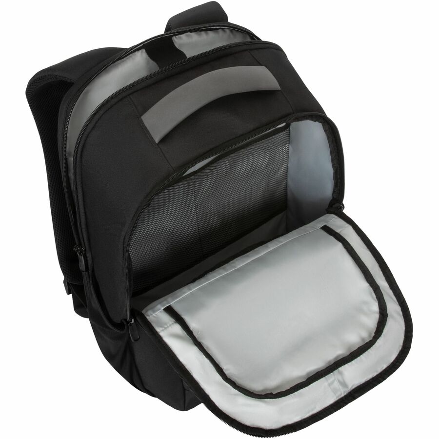 Targus Exhibition TBB942GL Carrying Case (Backpack) for 15" to 16" Notebook - Black/Gray - TAA Compliant — TBB942GL