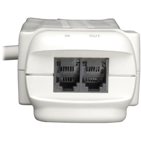 Eaton Tripp Lite Series Protect It! 7-Outlet Surge Protector, 6 ft. (1.83 m) Cord, 1080 Joules, Fax/Modem Protection, RJ11 — SUPER6TEL