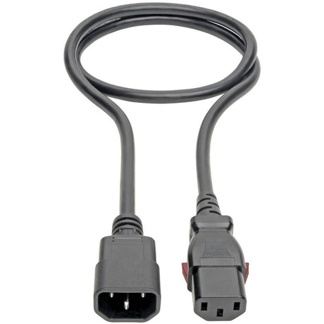 Eaton Tripp Lite Series Power Extension Cord, Locking C13 to C14 PDU Style - 10A, 250V, 18 AWG, 3 ft. (0.91 m) — P004-L03