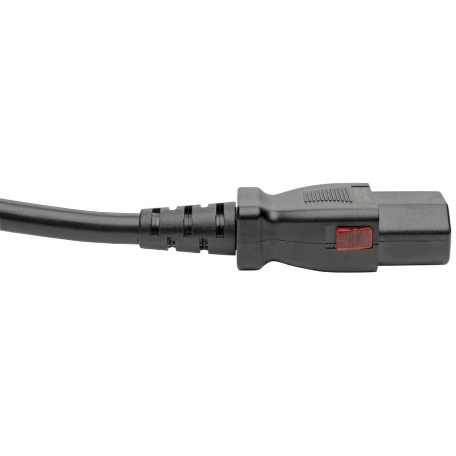 Eaton Tripp Lite Series Power Extension Cord, Locking C13 to C14 PDU Style - 10A, 250V, 18 AWG, 3 ft. (0.91 m) — P004-L03