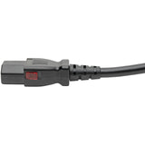 Eaton Tripp Lite Series Power Extension Cord, Locking C13 to C14 PDU Style - 10A, 250V, 18 AWG, 3 ft. (0.91 m) — P004-L03