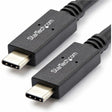 StarTech.com 1m 3 ft USB C Cable with Power Delivery (5A) - M/M - USB 3.1 (10Gbps) - USB-IF Certified - USB Type C Cable - USB 3.2 Gen 2 — USB31C5C1M