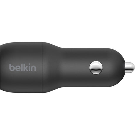 Belkin BoostCharge Dual USB-A Car Charger 24W + USB-A to USB-C Cable — CCE001bt1MBK
