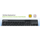 IOGEAR Integrated Keyboard/CAC Reader — GKBSR202TAA