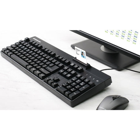 IOGEAR Integrated Keyboard/CAC Reader — GKBSR202TAA