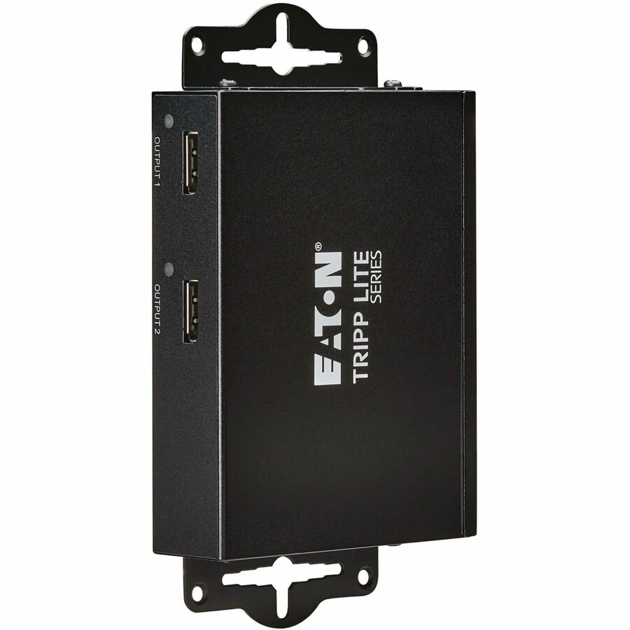 Eaton Tripp Lite Series 2-Port DisplayPort to DisplayPort Multi-Monitor Splitter, MST Hub, 8K/4K 60 Hz, DP 1.4, TAA — B156-002-8K