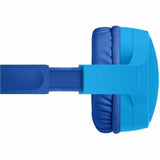 Belkin Wireless Bluetooth On-Ear Headphones for Kids w/ Mic - 85dB Limit - w/ USB-C Cable - Headset - Blue — AUD002btBLV3
