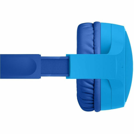Belkin Wireless Bluetooth On-Ear Headphones for Kids w/ Mic - 85dB Limit - w/ USB-C Cable - Headset - Blue — AUD002btBLV3