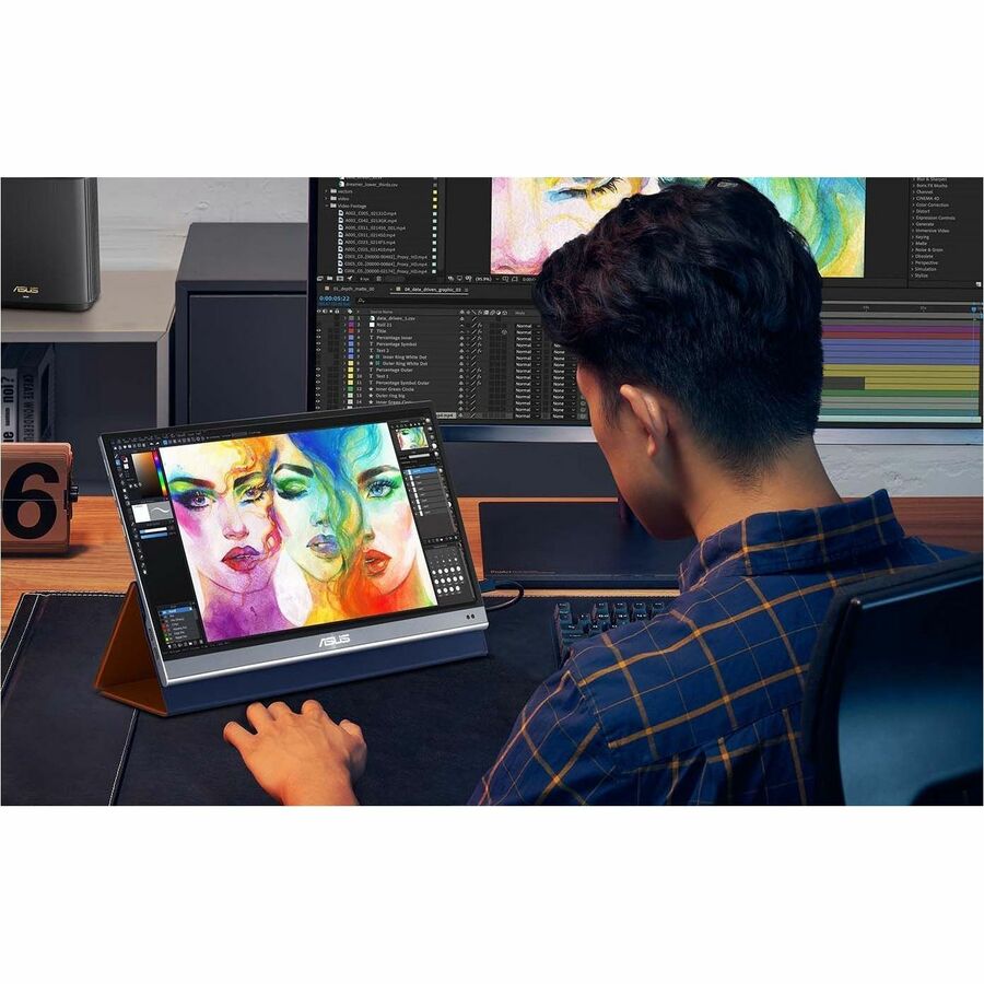 Asus ZenScreen MQ16AHE 16" Class Full HD OLED Monitor - 16:9 — MQ16AHE