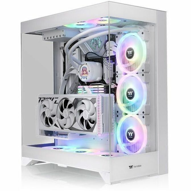 Thermaltake CTE E550 TG Snow Mid Tower Chassis — CA-1Z8-00M6WN-00