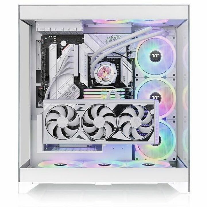 Thermaltake CTE E550 TG Snow Mid Tower Chassis — CA-1Z8-00M6WN-00