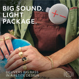 ULTIMATE EARS MINIROLL Ultra-Portable Waterproof Bluetooth Speaker, Big Bass, IP67 Dustproof, 131 ft (40 m) Range - Revive Grey — 984-002025