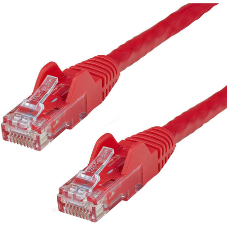 StarTech.com 10ft CAT6 Ethernet Cable - Red Snagless Gigabit - 100W PoE UTP 650MHz Category 6 Patch Cord UL Certified Wiring/TIA — N6PATCH10RD