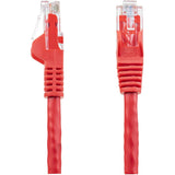 StarTech.com 10ft CAT6 Ethernet Cable - Red Snagless Gigabit - 100W PoE UTP 650MHz Category 6 Patch Cord UL Certified Wiring/TIA — N6PATCH10RD