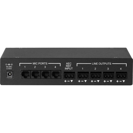 Vaddio EasyUSB MicPOD I/O Interface - With Four CeilingMIC Conference Microphones - White — 999-88100-000