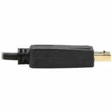 Eaton Tripp Lite Series USB-C to DisplayPort Bi-Directional Active Adapter Cable (M/M), 4K 60 Hz, HDR, Locking DP Connector, 6 ft. (1.8 m) — U444-006-DP-BD