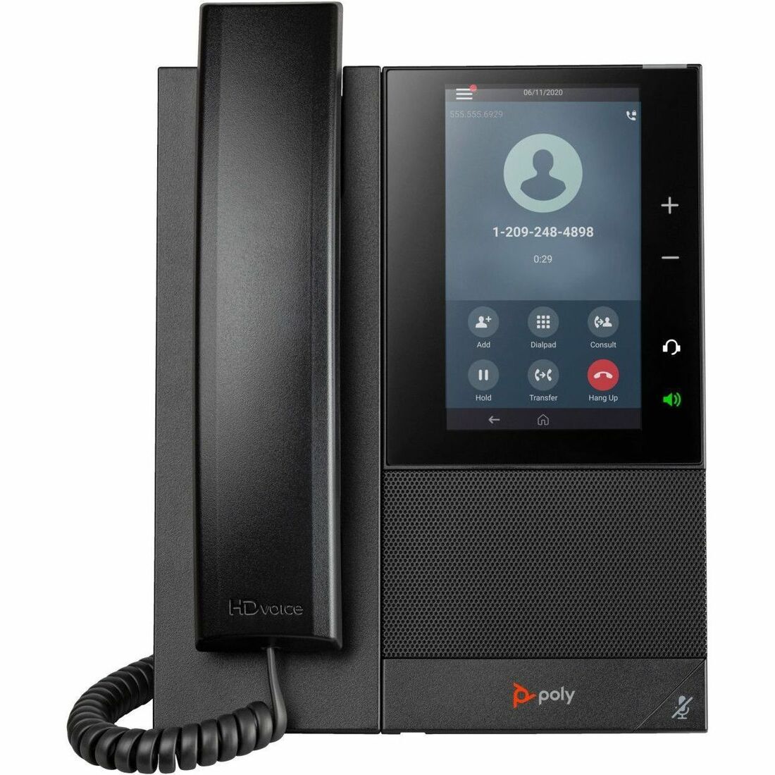 Poly CCX 500 Business Media Phone with Open SIP and PoE-enabled GSA/TAA — 849B5AA