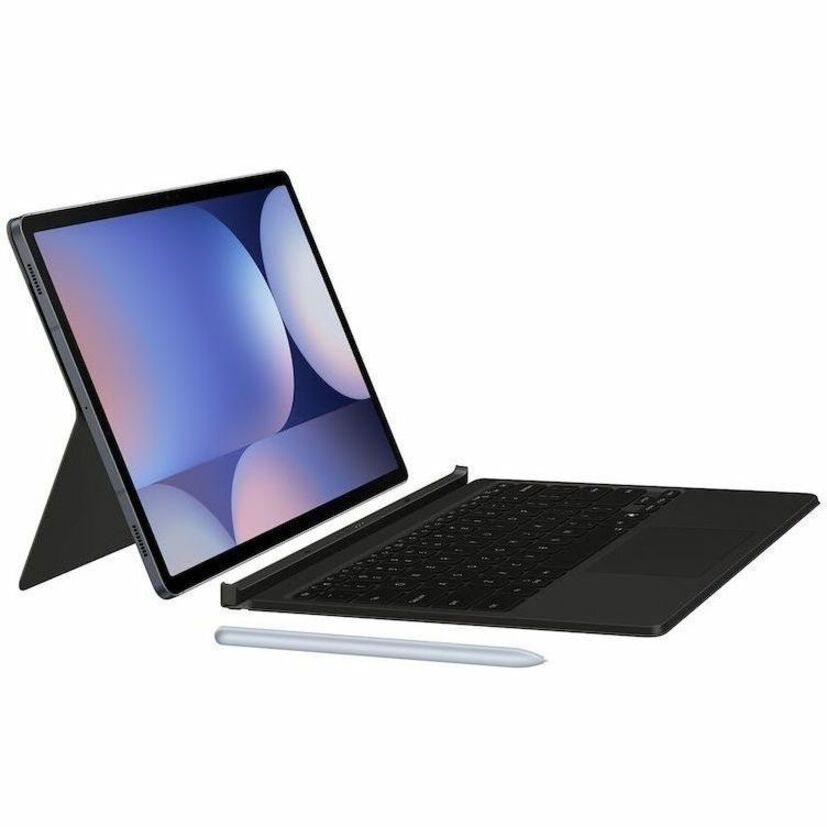 Samsung Book Cover Keyboard/Cover Case (Book Fold) Samsung Galaxy Tab S10+, Galaxy Tab S9+, Galaxy Tab S9 FE+ Tablet - Black — EF-DX825UBEGUJ