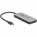 Eaton Tripp Lite Series 4-Port USB-C Hub, USB 3.2 Gen 2 (10 Gbps), 4x USB-C Ports, 100W PD Charging, Thunderbolt 3 Compatible, Gray — U460-004-4C-G2C