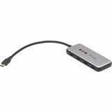 Eaton Tripp Lite Series 4-Port USB-C Hub, USB 3.2 Gen 2 (10 Gbps), 4x USB-C Ports, 100W PD Charging, Thunderbolt 3 Compatible, Gray — U460-004-4C-G2C