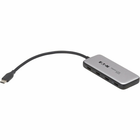 Eaton Tripp Lite Series 4-Port USB-C Hub, USB 3.2 Gen 2 (10 Gbps), 4x USB-C Ports, 100W PD Charging, Thunderbolt 3 Compatible, Gray — U460-004-4C-G2C