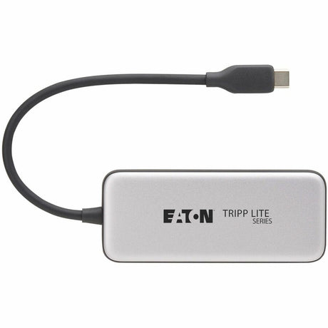 Eaton Tripp Lite Series 4-Port USB-C Hub, USB 3.2 Gen 2 (10 Gbps), 4x USB-C Ports, 100W PD Charging, Thunderbolt 3 Compatible, Gray — U460-004-4C-G2C
