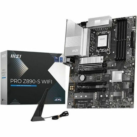 MSI PRO Z890-S WIFI ATX MOTHERBOARD LGA 1851 for Intel Core Ultra CPU — Z890SWIFI