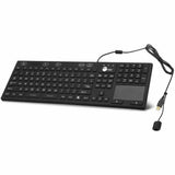 SIIG Industrial/Medical Washable & Dustproof Keyboard w/ Touchpad — JK-US0W11-S1