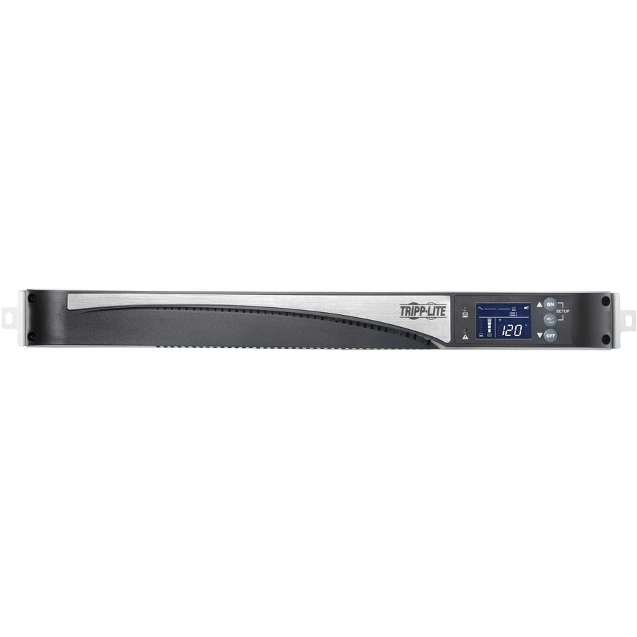 Eaton Tripp Lite Series 120V 2000VA 1600W Double-Conversion Smart Online UPS - 5 Outlets, Card Slot, LCD, USB, DB9, 1U Rack — SU2000LCD1U