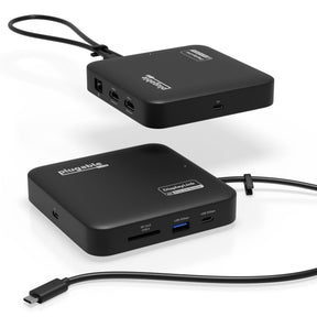 Plugable 7-in-1 USB C Docking Station Dual Monitor - Dual HDMI Dock is Compatible with Mac and Windows — USBC-6950PDZ
