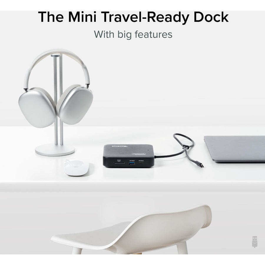 Plugable 7-in-1 USB C Docking Station Dual Monitor - Dual HDMI Dock is Compatible with Mac and Windows — USBC-6950PDZ