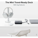 Plugable 7-in-1 USB C Docking Station Dual Monitor - Dual HDMI Dock is Compatible with Mac and Windows — USBC-6950PDZ