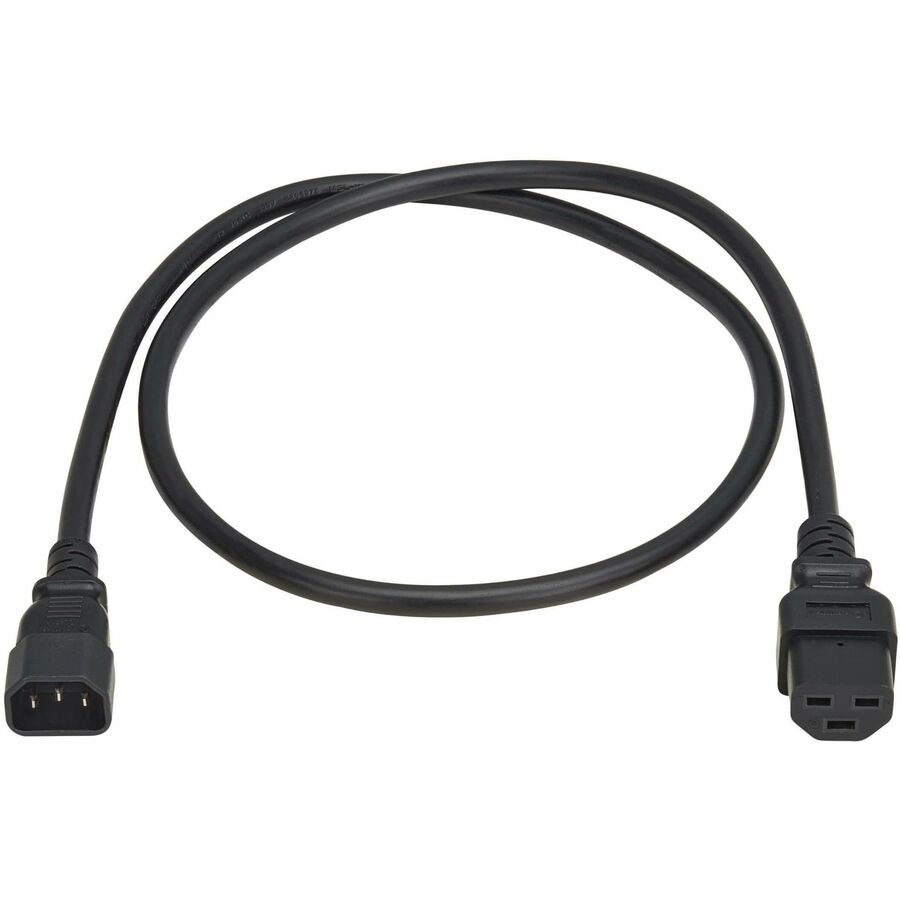 Eaton Tripp Lite Series Power Cord, C14 to C21 - Heavy-Duty, 15A, 250V, 14 AWG, 3 ft. (0.9 m), Black — P037-003