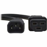 Eaton Tripp Lite Series Power Cord, C14 to C21 - Heavy-Duty, 15A, 250V, 14 AWG, 3 ft. (0.9 m), Black — P037-003