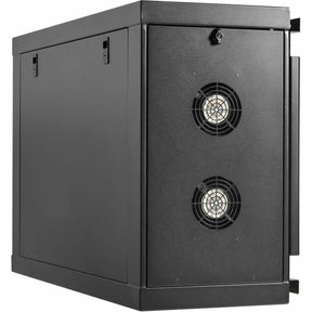 Eaton Tripp Lite Series SmartRack 9U Low-Profile Side-Mount Wall-Mount Mini Rack Enclosure, Black — SRW9USM