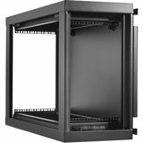 Eaton Tripp Lite Series SmartRack 9U Low-Profile Side-Mount Wall-Mount Mini Rack Enclosure, Black — SRW9USM
