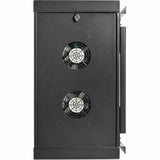 Eaton Tripp Lite Series SmartRack 9U Low-Profile Side-Mount Wall-Mount Mini Rack Enclosure, Black — SRW9USM