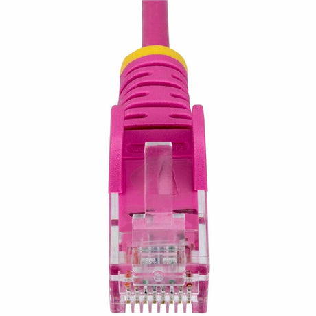 StarTech.com 30ft Pink Slim CAT6 Ethernet Cable, Slim Snagless RJ45, UTP, LSZH, 28AWG Bare Copper, Slim Network Patch Cord, Fluke Tested — N6PAT30PKS