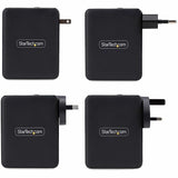 StarTech.com 140W USB-C Wall Charger, 3x USB-C/1x USB-A, PD 3.1 International GaN Power Adapter for MacBook Pro/Max/Dell XPS/Inspiron — 3114GCU-WALL-CHARGER