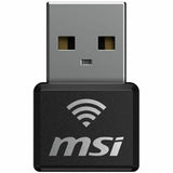 MSI GUAX18N IEEE 802.11 a/b/g/n/ac/ax Dual Band Wi-Fi Adapter for Computer, Notebook — AX1800NANOWIFIUSB