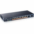 ZYXEL XMG1915-10EP 8-Port 2.5G Multi-Gigabit Smart Nebula Cloud Managed PoE Switch with 2 10G SFP+ Uplinks | 8 PoE+ / PoE++ Ports at 130W | Fanless — XMG1915-10EP