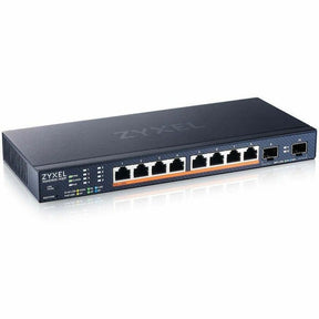 ZYXEL XMG1915-10EP 8-Port 2.5G Multi-Gigabit Smart Nebula Cloud Managed PoE Switch with 2 10G SFP+ Uplinks | 8 PoE+ / PoE++ Ports at 130W | Fanless — XMG1915-10EP