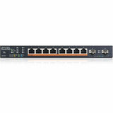ZYXEL XMG1915-10EP 8-Port 2.5G Multi-Gigabit Smart Nebula Cloud Managed PoE Switch with 2 10G SFP+ Uplinks | 8 PoE+ / PoE++ Ports at 130W | Fanless — XMG1915-10EP