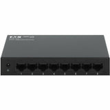 Eaton Tripp Lite Series 8-Port 10/100/1000 Mbps Desktop Gigabit Ethernet Unmanaged Switch, Metal Enclosure — NG8-1